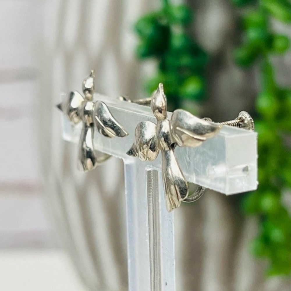 🍋VINTAGE SILVER TONE BIRDS - Picture 2 of 10